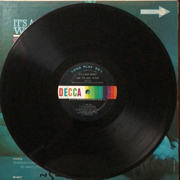 Sam The Man Taylor It's A Blue World Vinyl Lp '63 - Picture 5 of 7